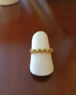 Sortija de oro y diamantes