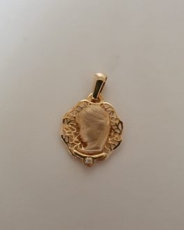 Medalla Virgen niña