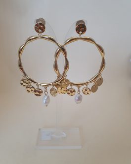 Pendiente Anartxy largo con perla