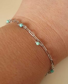 Pulsera con turquesas