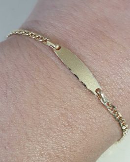 Esclava bebe clasica en oro