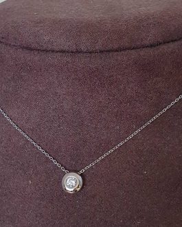 Gargantilla de plata con chatón de Promojoya