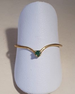 Sortija de oro amarillo fina