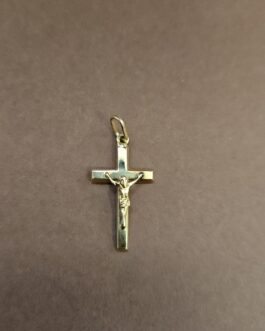 Cruz en oro con Cristo