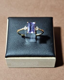 Sortija de Le Carré en oro con amatistas