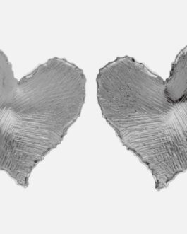 Pendientes medianos de corazón de Victoria Cruz