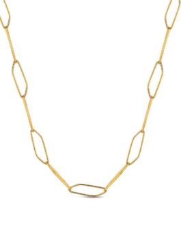 Collar de acero chapado en oro de Rocío Martín