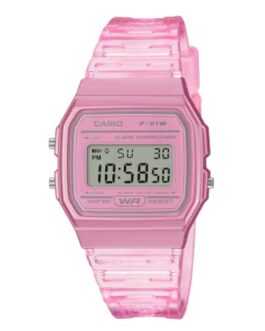 Reloj Casio digital rosa F-91WS-4EF