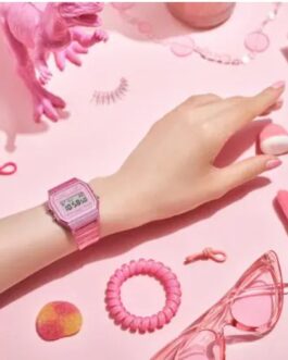 Reloj Casio digital rosa F-91WS-4EF