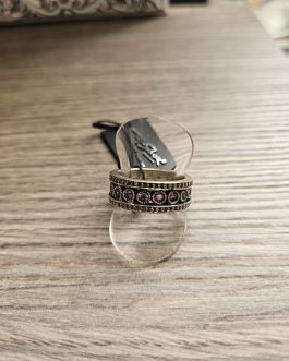 Sortija de plata de Top Silver con amatistas